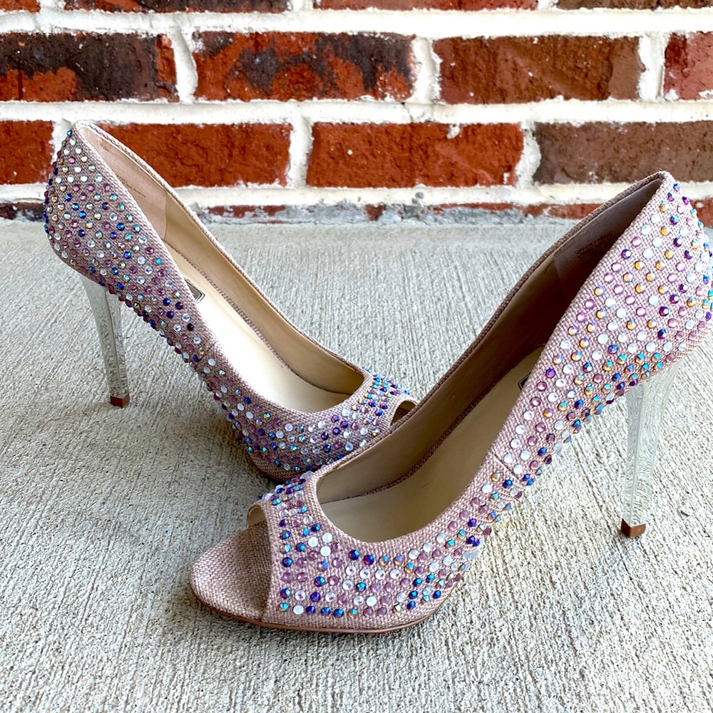 Bedazzled heels